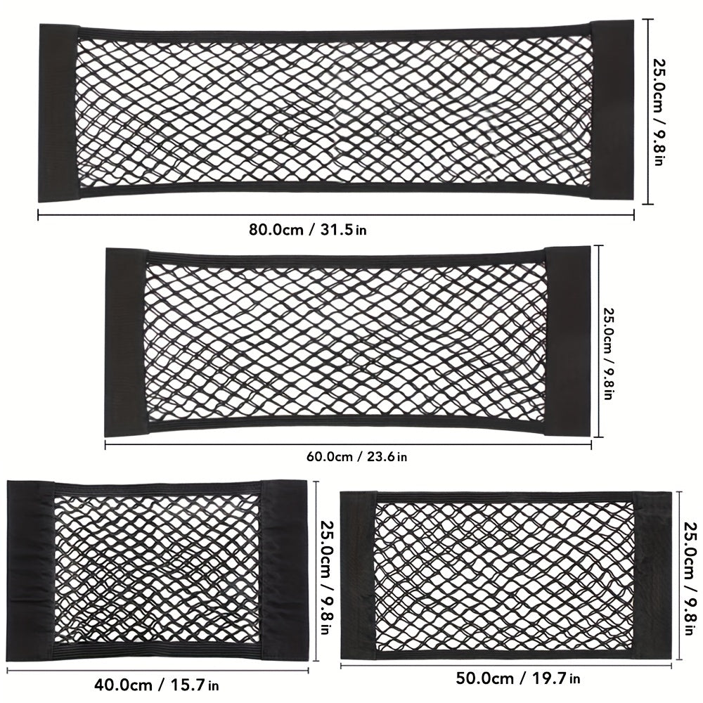 Car Rear Mesh Trunk Seat Elastic String Net Storage Bag
