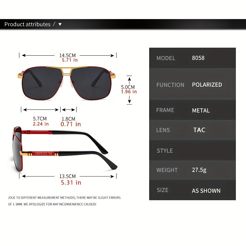 Polarized Aviator Sunglasses UV400 Sun Shades