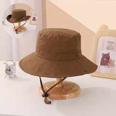 Kids Spring Summer Bucket Hat Outdoor Sunshade Quick Drying Hat