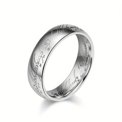 Stainless Steel Ring For Men Women Lord Of The Ring Jewelry