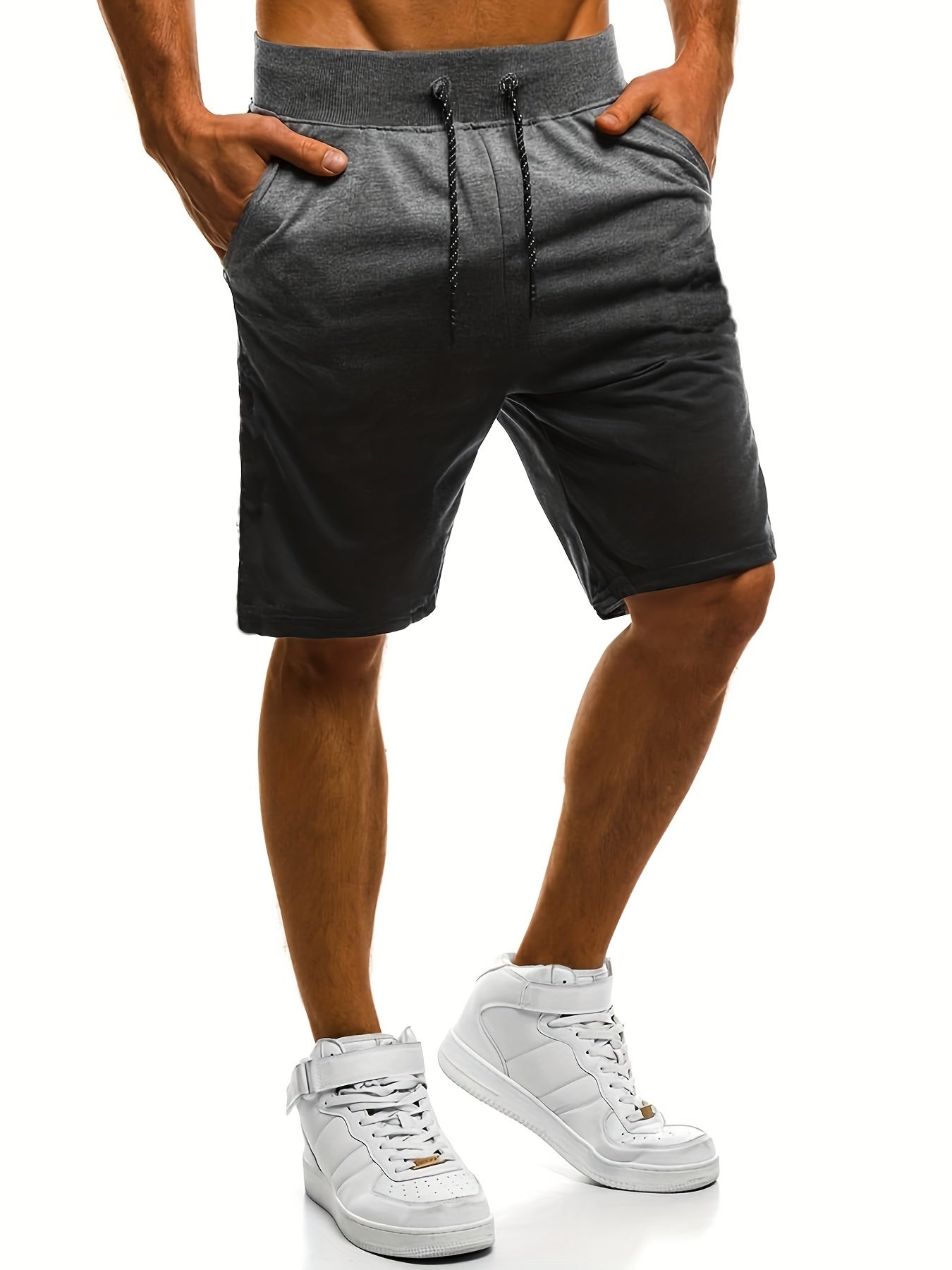 Men's Comfy Drawstring Shorts for Summer - Elastic Waist