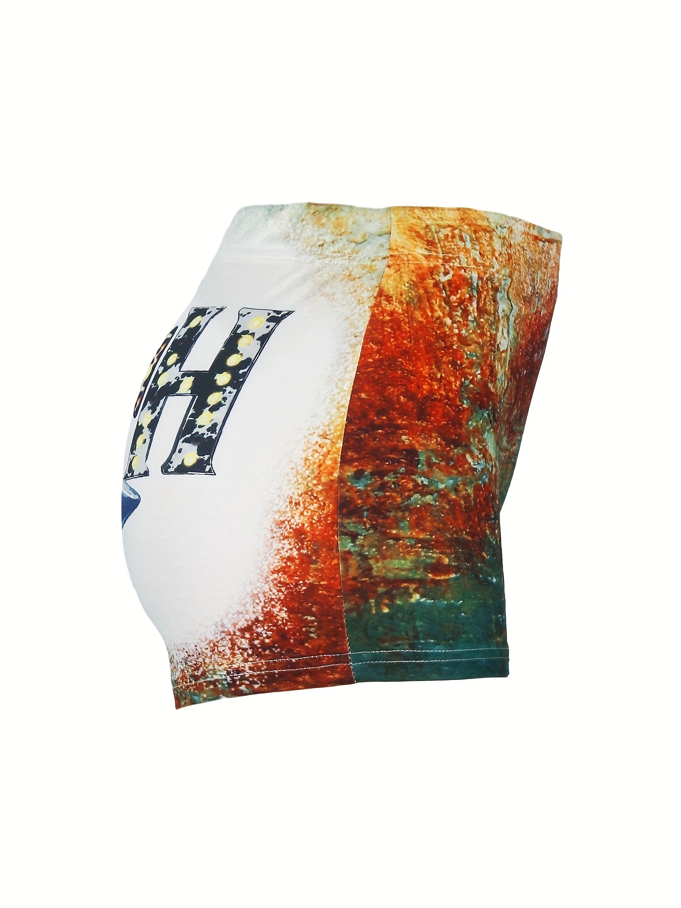 Letter Print Skinny Shorts Casual Shorts Spring & Summer Women's Clothing