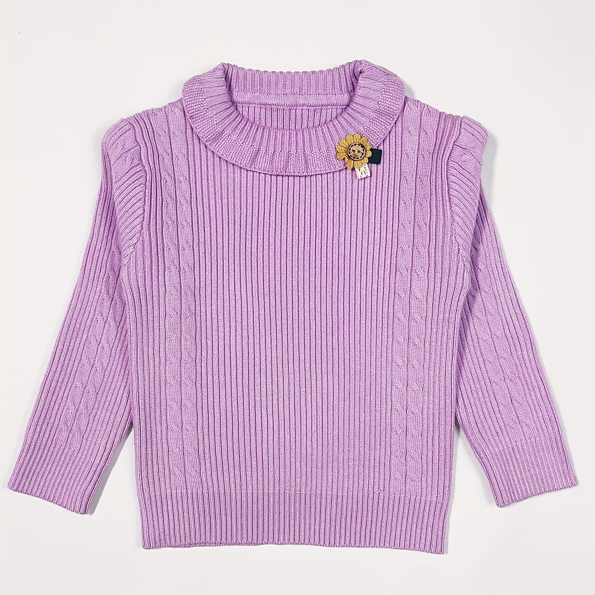 Baby Girls Knitted Cardigan Spring Autumn Top Sweater Coat with Decor