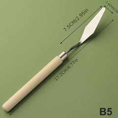 Stainless Steel Painting Scraper Palette Art Tools
