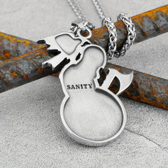 Vintage Viking Pendant Necklace Punk Hip Hop Style Necklace