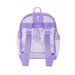 Children's Unicorn PVC Transparent Backpack Kindergarten Schoolbag