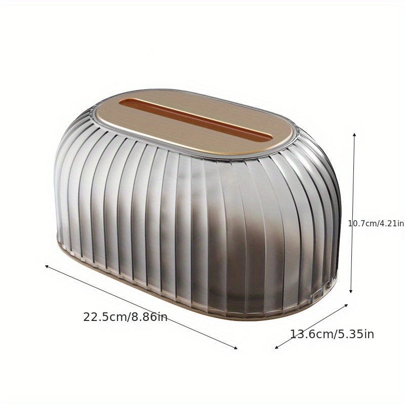 Modern Desktop Tissue Box Holder Automatic Lifting Style