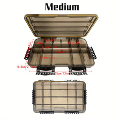 1pc Grid Storage Box Parts Tool Box Plastic Screw Electronic Accessories