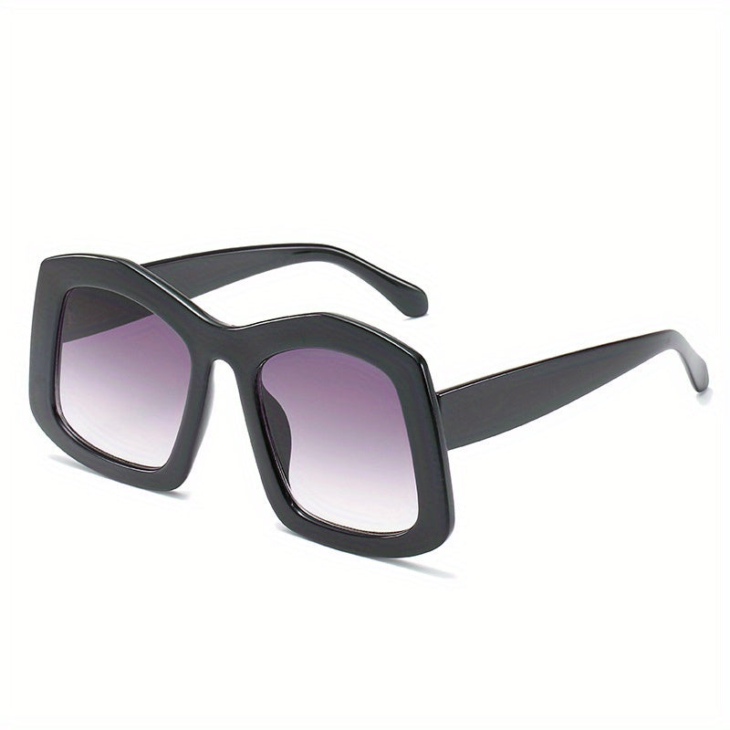 Oversized Square Frame Gradient Sunglasses UV400
