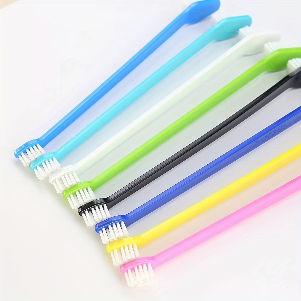 Random Pet Toothbrush For Dogs And Cats Double-Headed Teeth Cleaning Brush