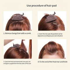 Women's Hair Comb with Cushion for Bangs Styling