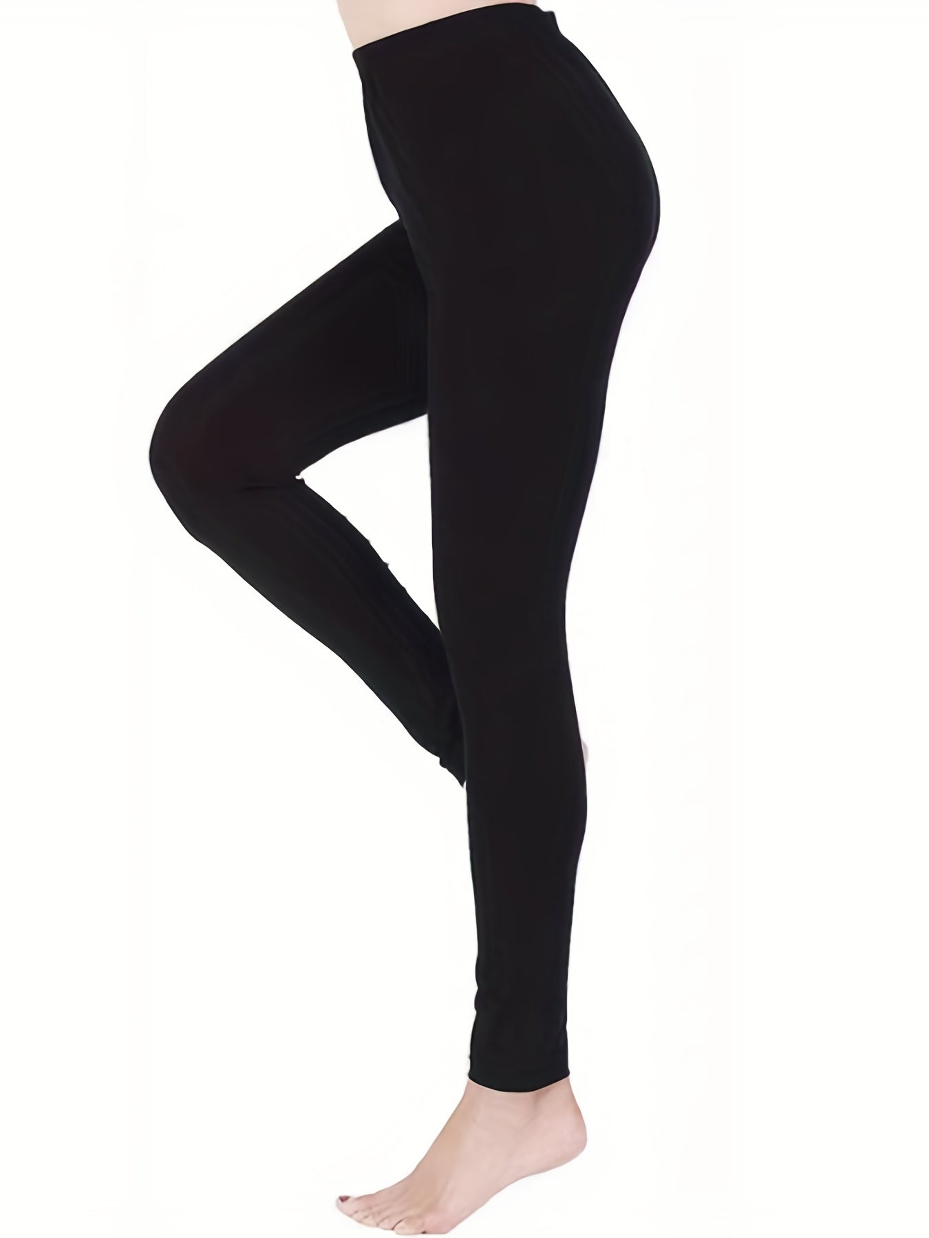 Basic Solid Leggings Casual Leggings All Seasons