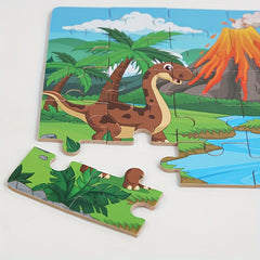 Dinosaur Puzzle for Kids - Educational Brain Teaser Game