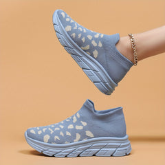 Women's Heighten Flyknit Sneakers Casual Wear Resistance Shoes