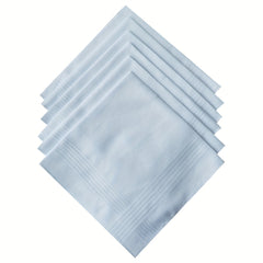 6 Packs All Pure Satin Strip DIY Gentleman's Handkerchief Suit Towel