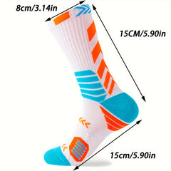 Kids Basketball Sports Socks, Sweat Absorbent, Breathable Long Socks
