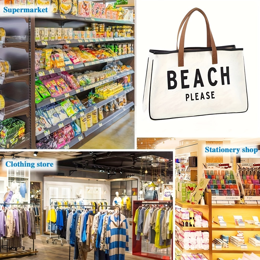 Large Capacity Canvas Tote Bag for Women or Men