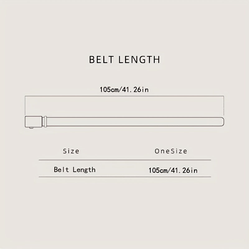 Men's Business Buckle Belt Suit Pants Belts
