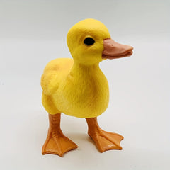 Simulation Animal Toy Yellow Duck Model Desktop Computer Decoration