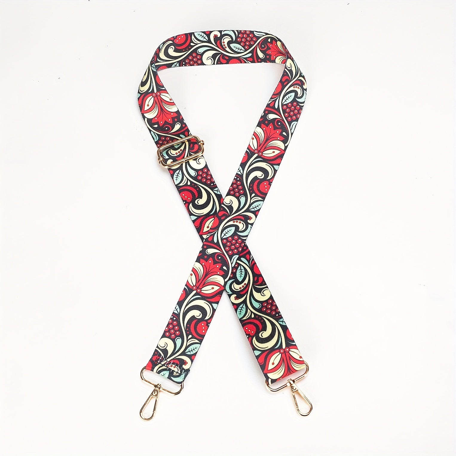Ethnic Flower Graphic Shoulder Strap Adjustable Replacement Belt Boho Style