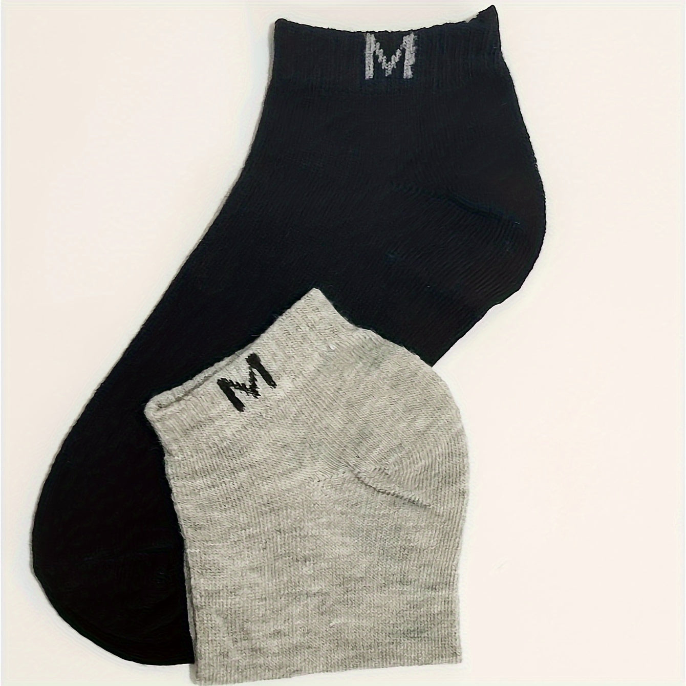 10 Pairs Letter Print Sports Short Socks Women's Stockings