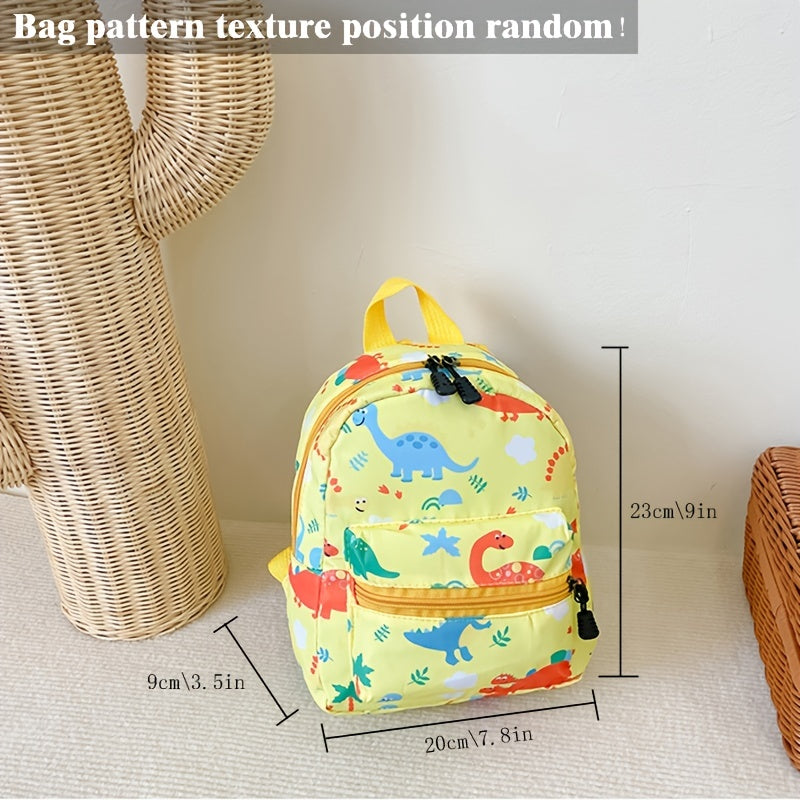 Cartoon Dinosaur Pattern Backpack Kindergarten School Bag