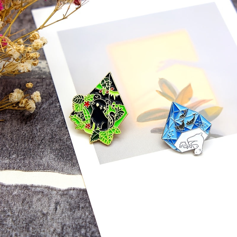 Cartoon Animal Brooch for Kids