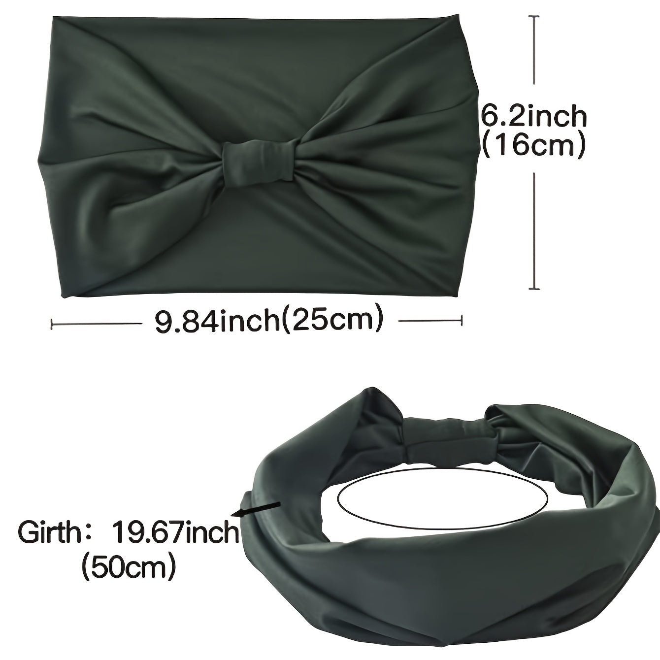 Solid Wide Headband for Sports and Daily Use