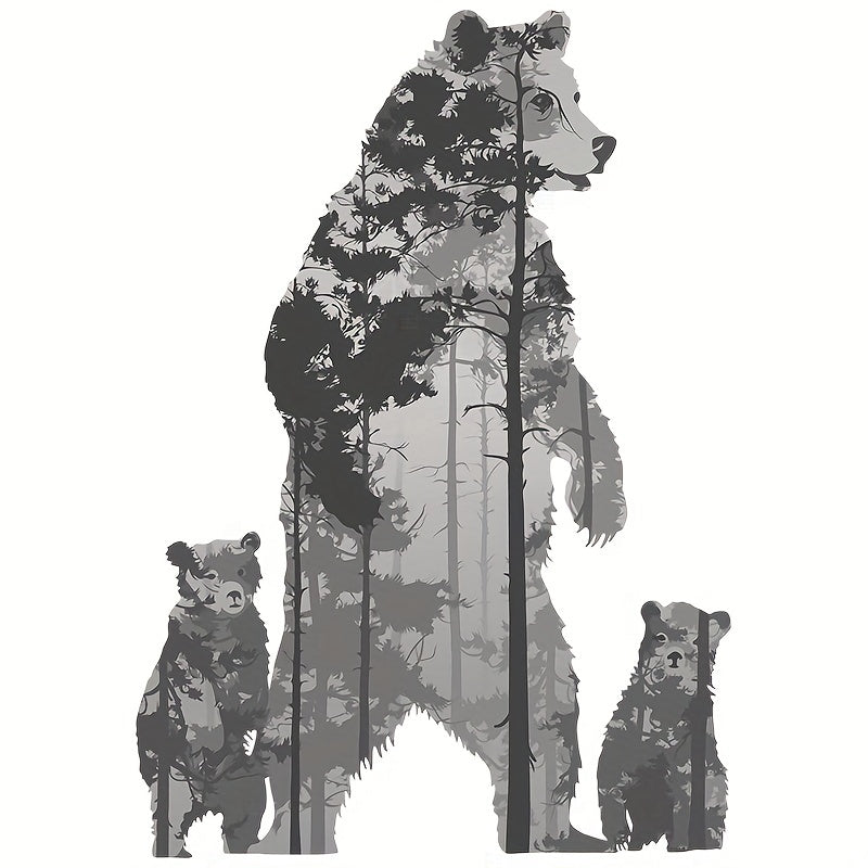 Cartoon Polar Bear Wall Sticker Children's Bedroom Decoration