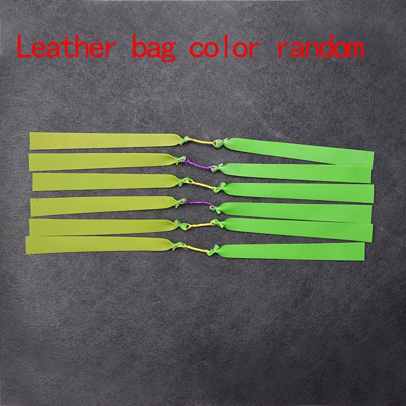 6pcs Slingshot Replacement Rubber Band Fishing Tool