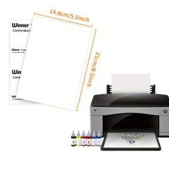10pcs Temporary Tattoo Transfer Paper A5 Clear Tattoo Printing Paper