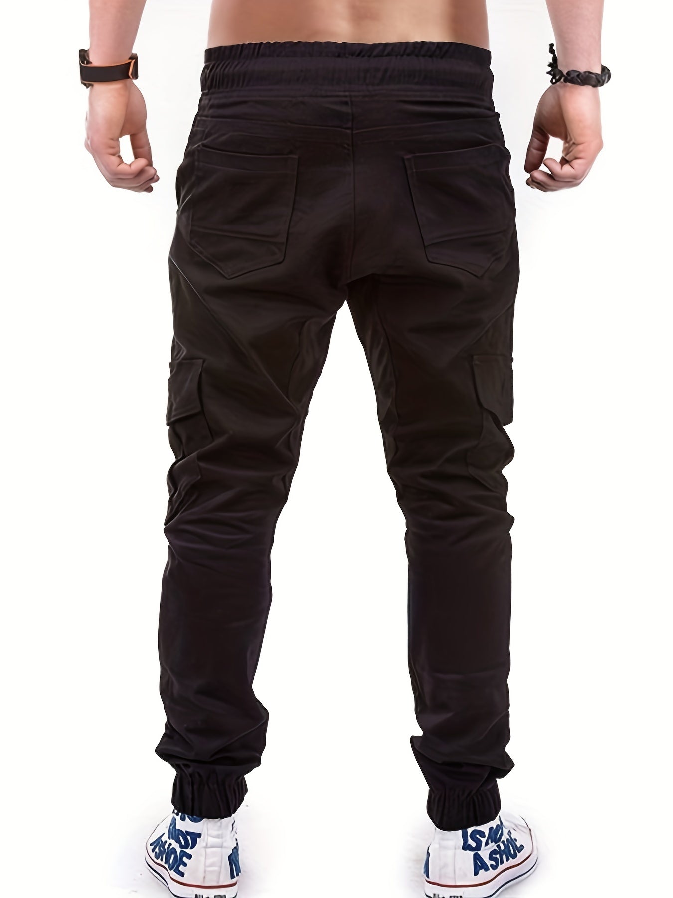 Men's Drawstring Cargo Jogger Pants