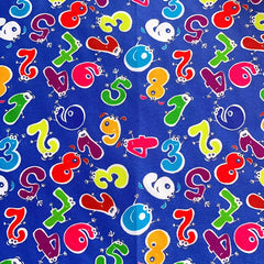8pcs Arabic Number Series Fabric Pack for DIY Sewing Crafts