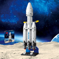 Heavy Space Rocket Building Blocks Model Toy