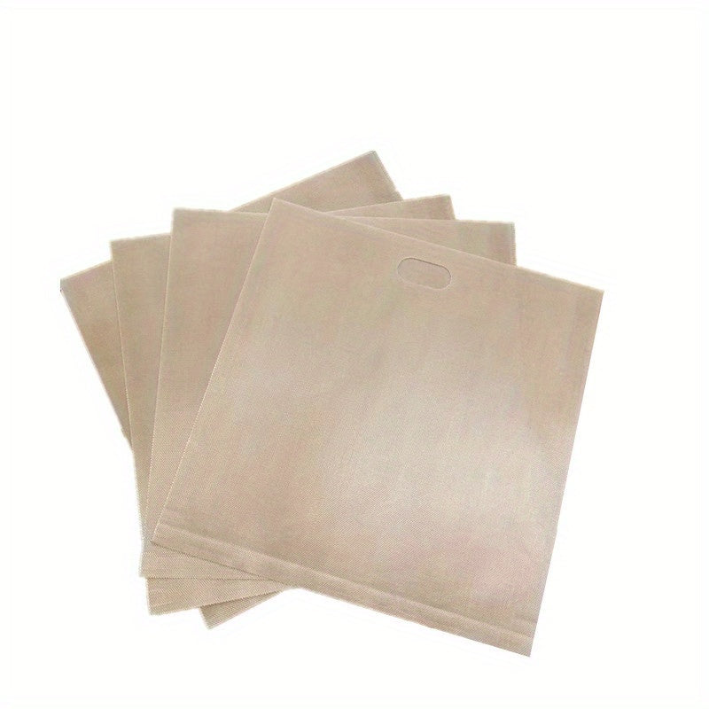 8pc Non Stick Toaster Bags Reusable Heat Resistant Easy Clean