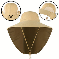 Outdoor Bucket Hat Men's Women's Summer Sunscreen UV Protection Fishing Hat