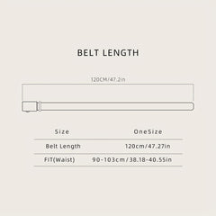 Men's Leather Belt Automatic Buckle Casual Versatile Belt