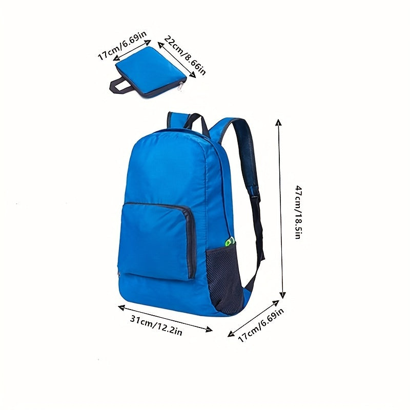 Portable Folding Backpack Large Capacity Waterproof Travel Bag