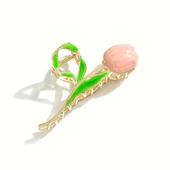 1pc Tulip Hair Claw Clip for Women Girls
