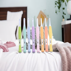 8pcs Colorful Crochet Silicone Handle Sweaters for Knitted Hand Crochet