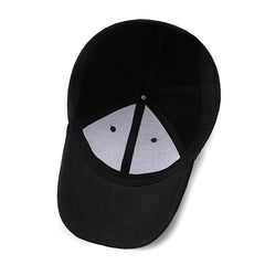 Men's Solid Baseball Cap Adjustable Trucker Sun Hat