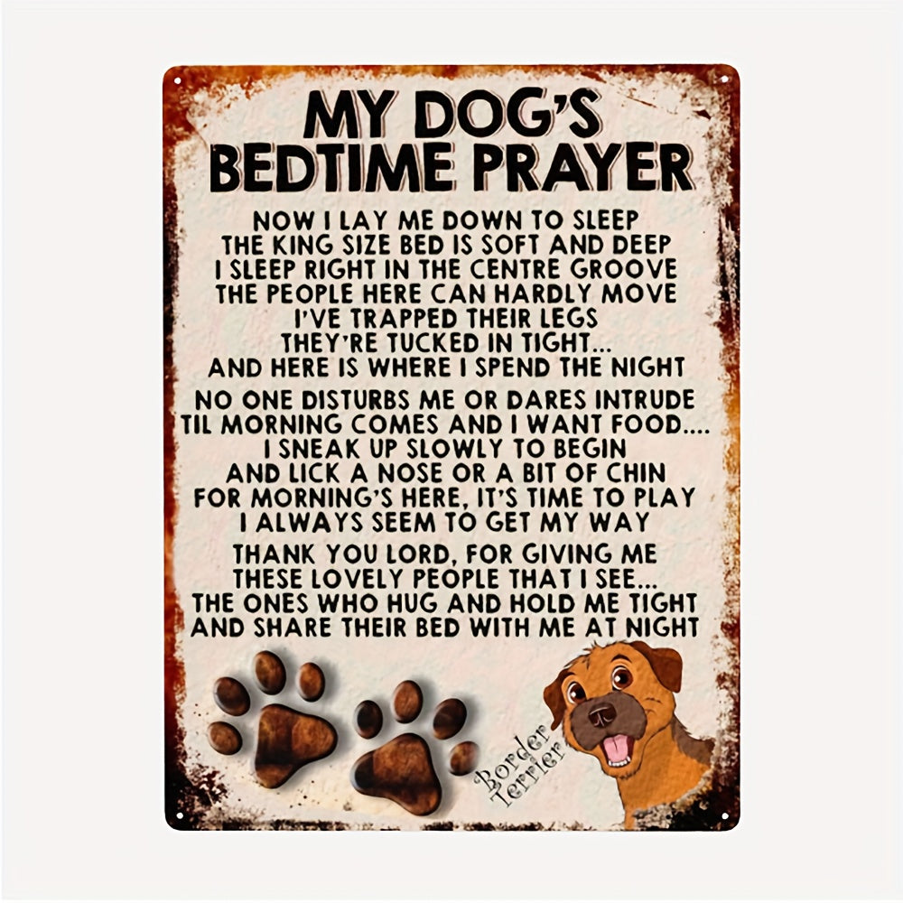 Retro Golden Retriever Dog Tin Metal Sign Board Bar Garage Decor