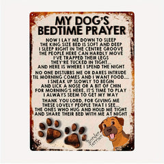 Retro Golden Retriever Dog Tin Metal Sign Board Bar Garage Decor