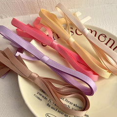 Double Ponytail Braided Ribbon Bow Hair Band Hair Accessory