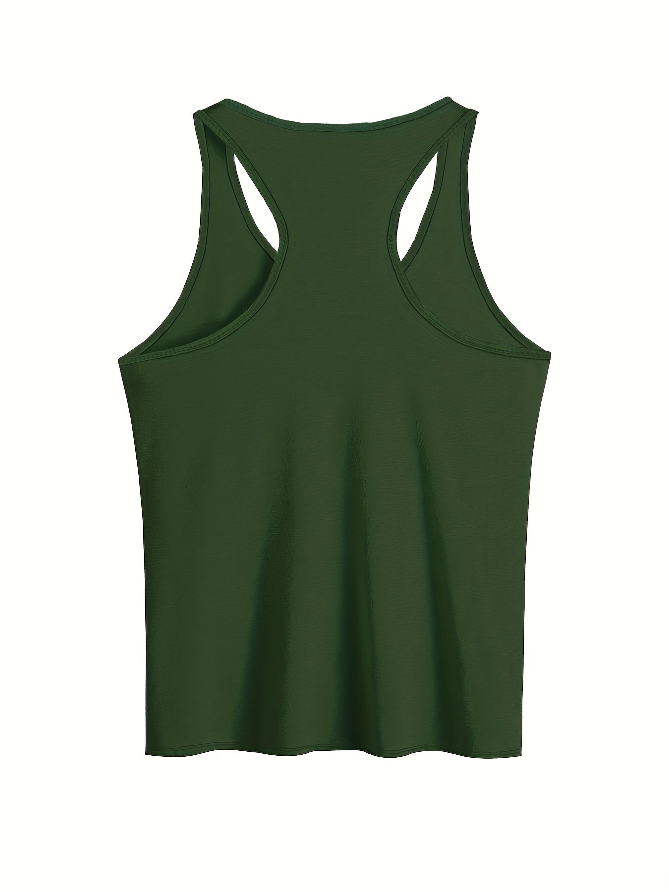  Casual Tank Top Women's Plus Slogan Print Round Neck Vest Top