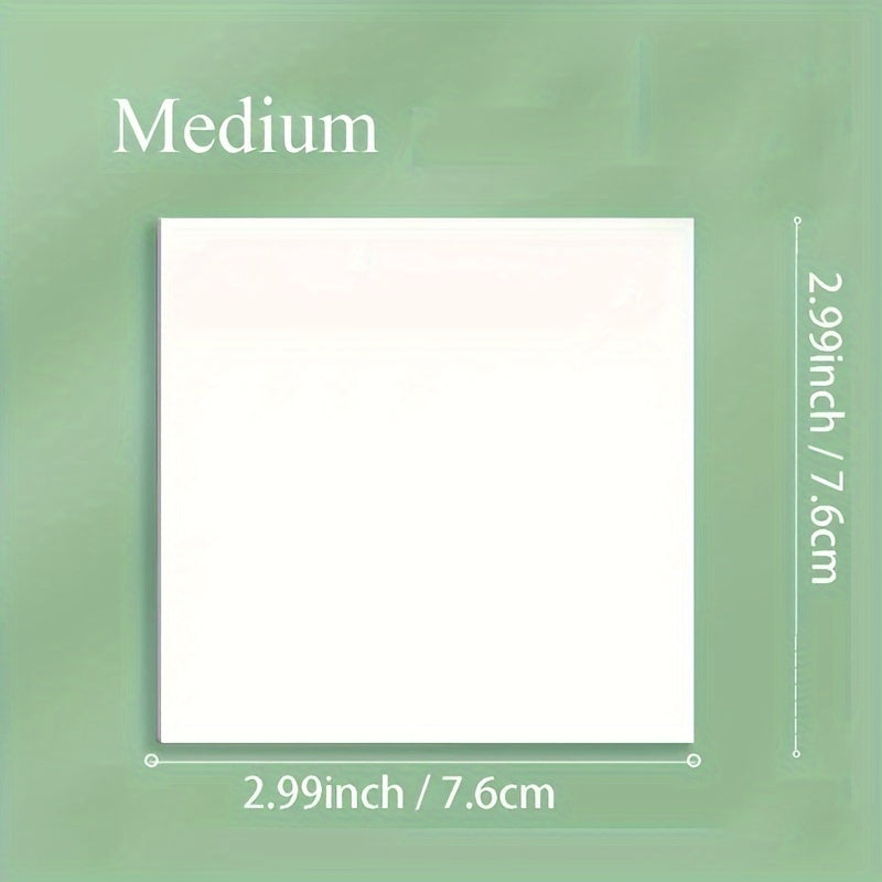 100 Sheets Transparent Sticky Notes for Notebooks Diaries School Office Supplies