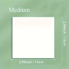 100 Sheets Transparent Sticky Notes for Notebooks Diaries School Office Supplies