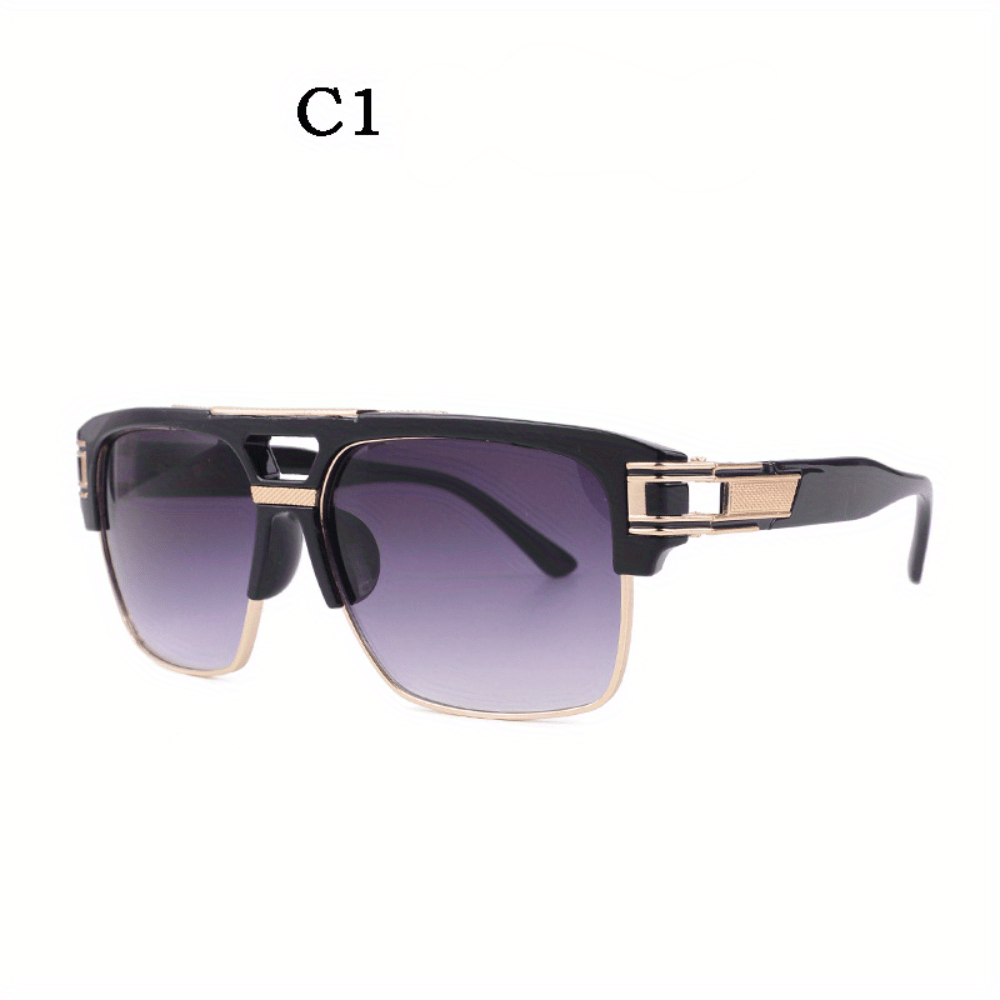 Vintage Square Frame Sunglasses for Men