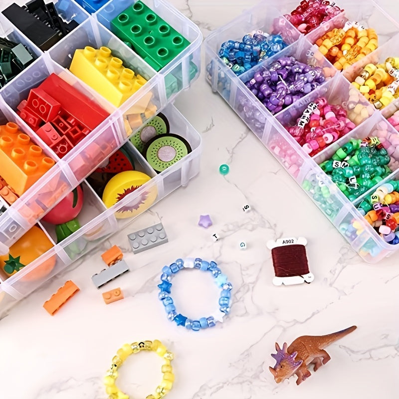 3 Tier Stackable Storage Container Box Bead Organizers for Craft Storage