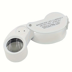 LED UV Illuminated Jeweler Loupe Magnifier BM MG6026